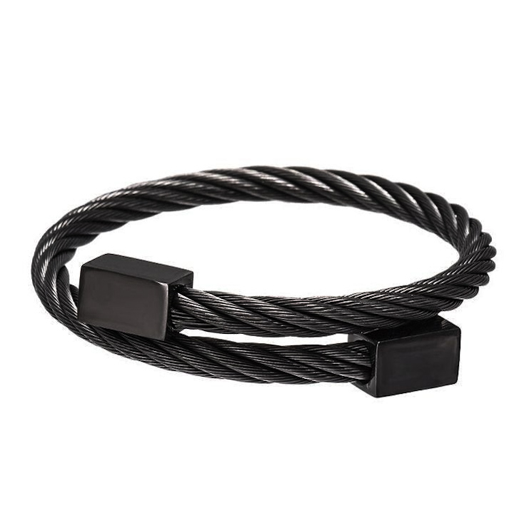 Black Cable Cuff
