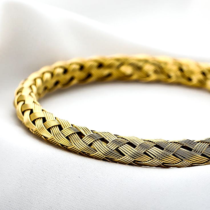 GP Braided Cuff Bracelet
