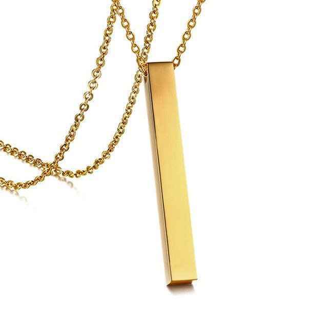 Gold Rod Pendant