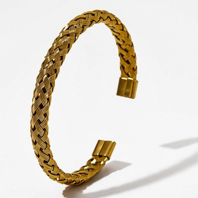 GP Braided Cuff Bracelet