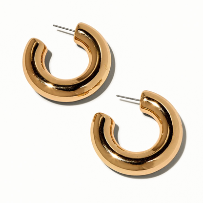 GP Chunky Round Thick Hoops