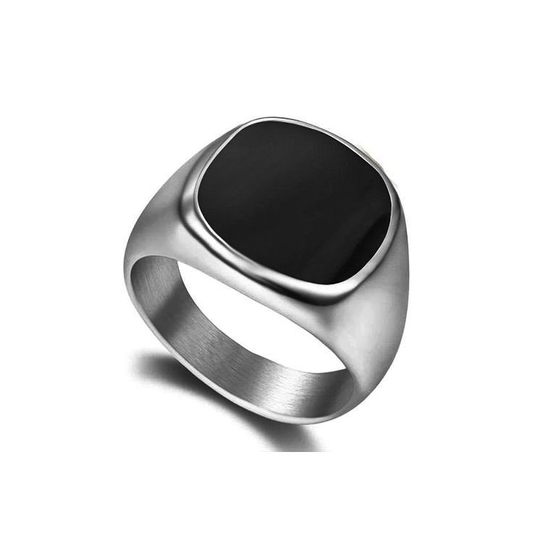 Silver 925s Obsidian Signet