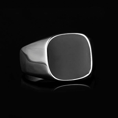 Silver 925s Obsidian Signet