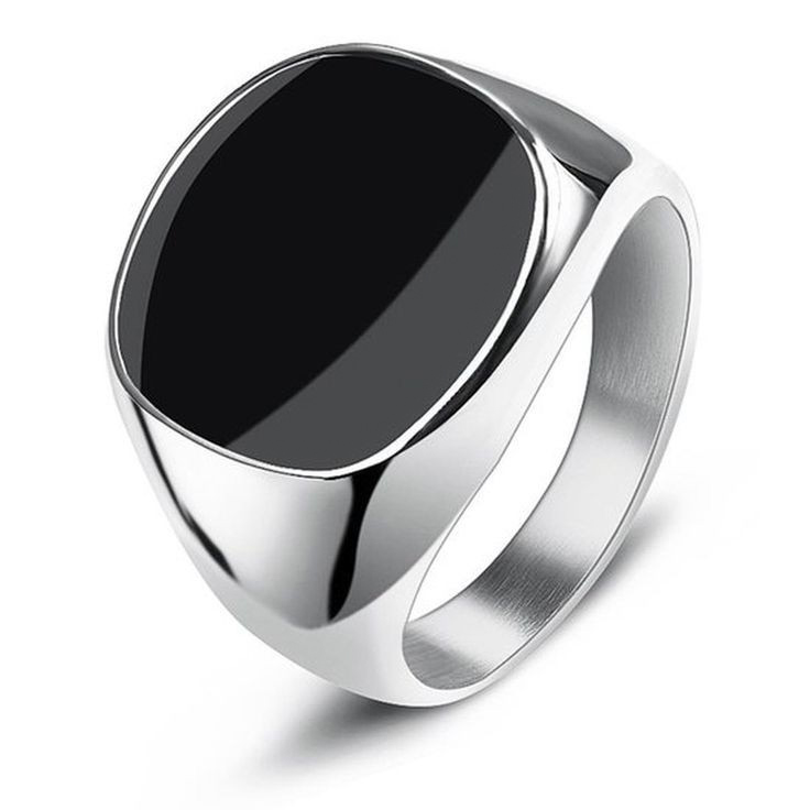 Silver 925s Obsidian Signet